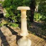 Alabaster pedestal column, 19th century