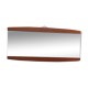 Miroir scandinave en teck 35x79cm