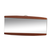 Scandinavian teak mirror 35x79cm