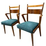 Paire de fauteuils par Jitona, années 1970