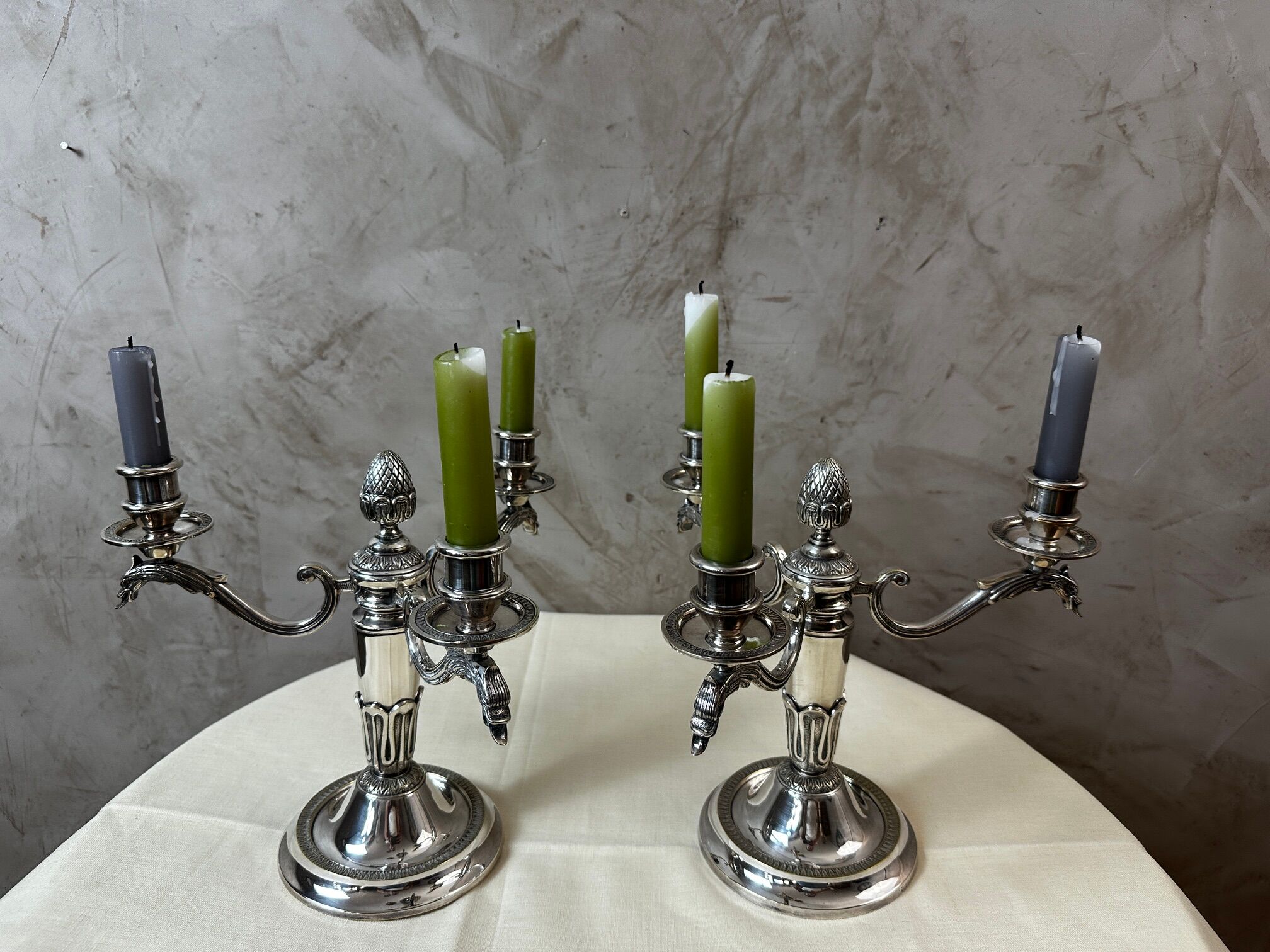 Paire de chandelier