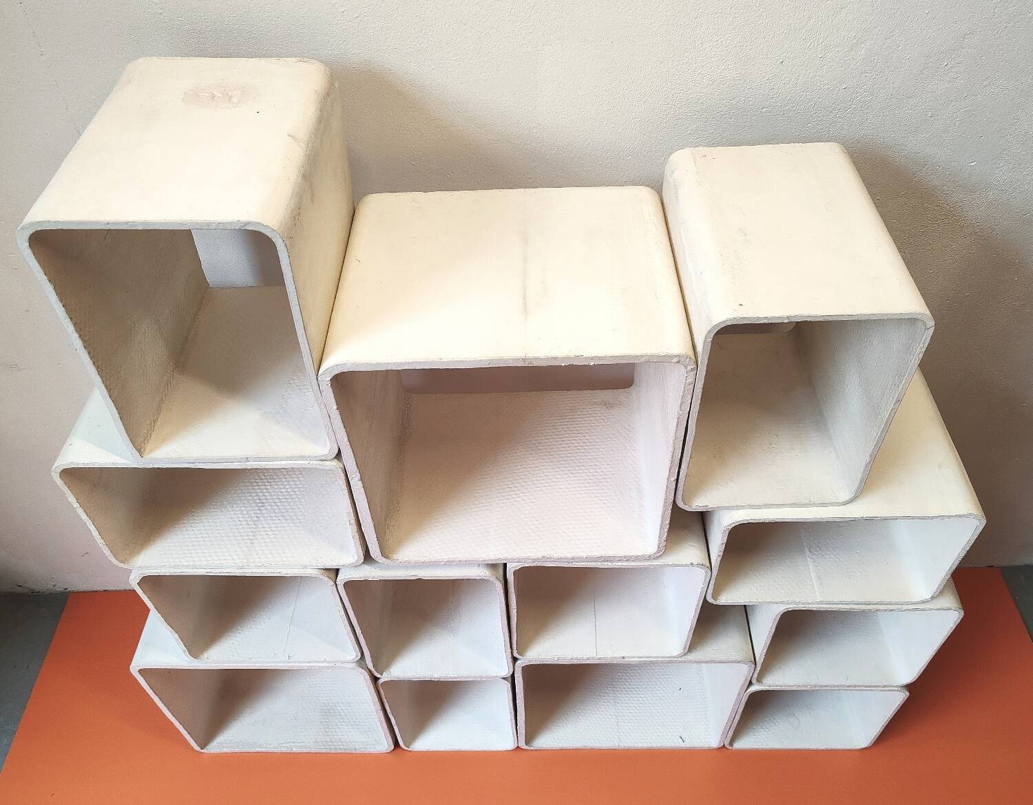 Willy Guhl modular shelving unit design attributed to G.Ifert60s 70s