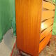 Commode vintage en teck et noyer