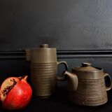 Coffee service and sandstone tea