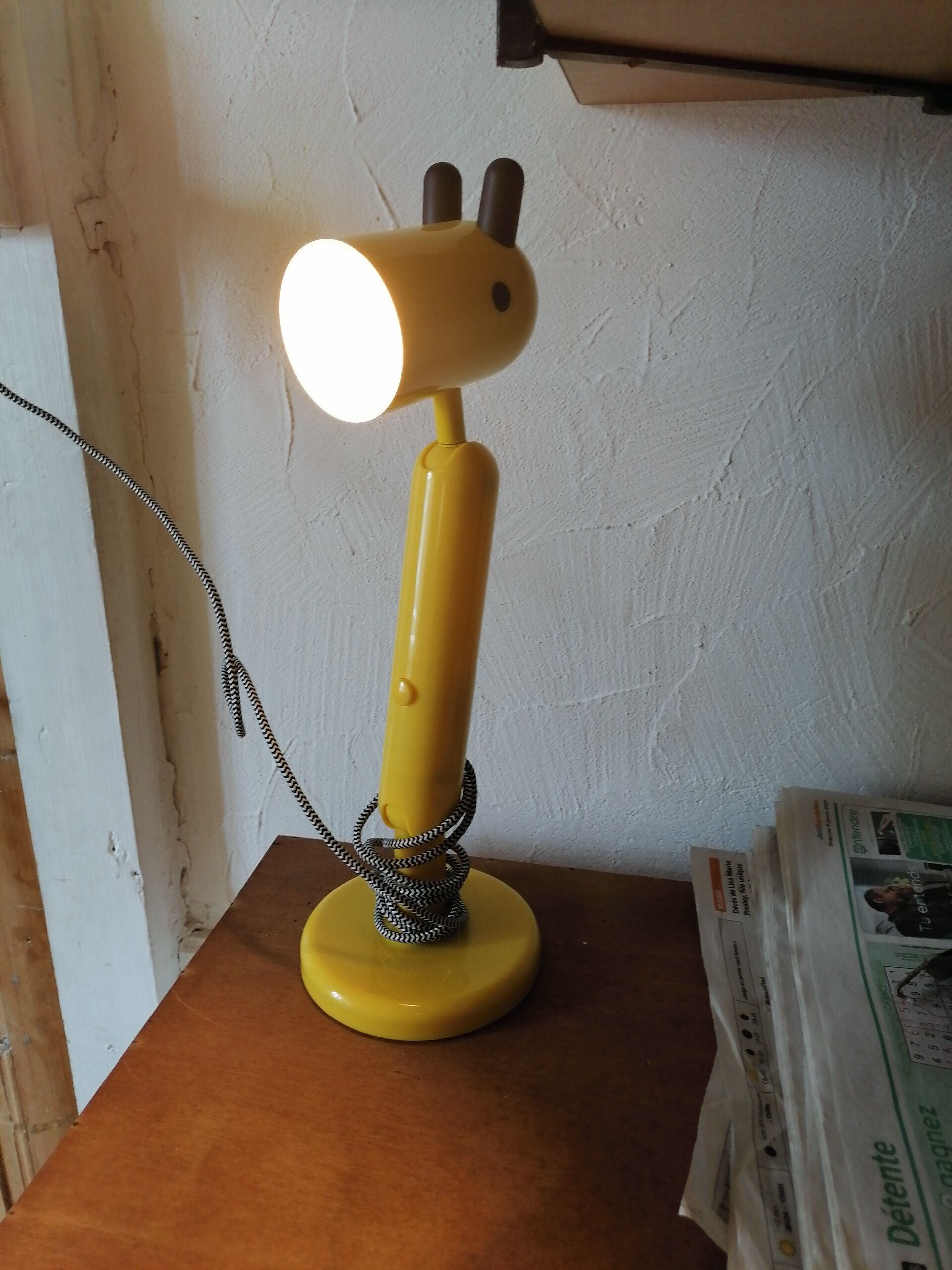 Desk lamp kruz yellow