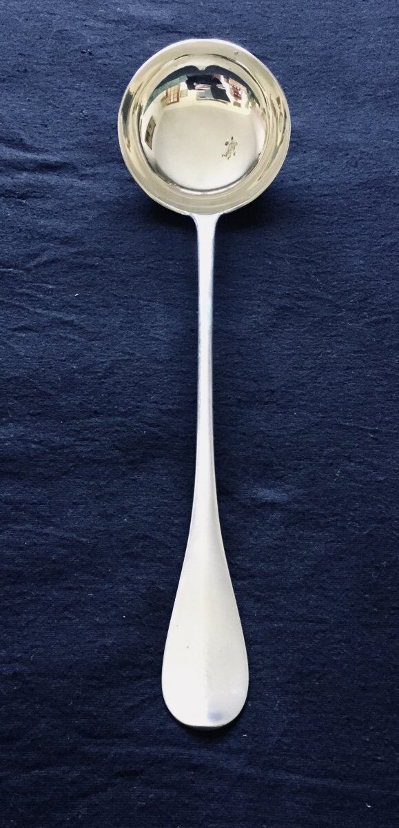 Louche en argent « hénin et fils »