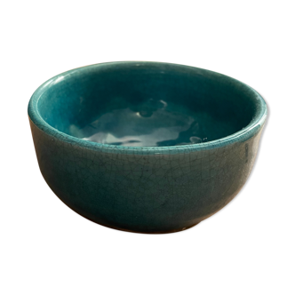 Blue earthenware bowl