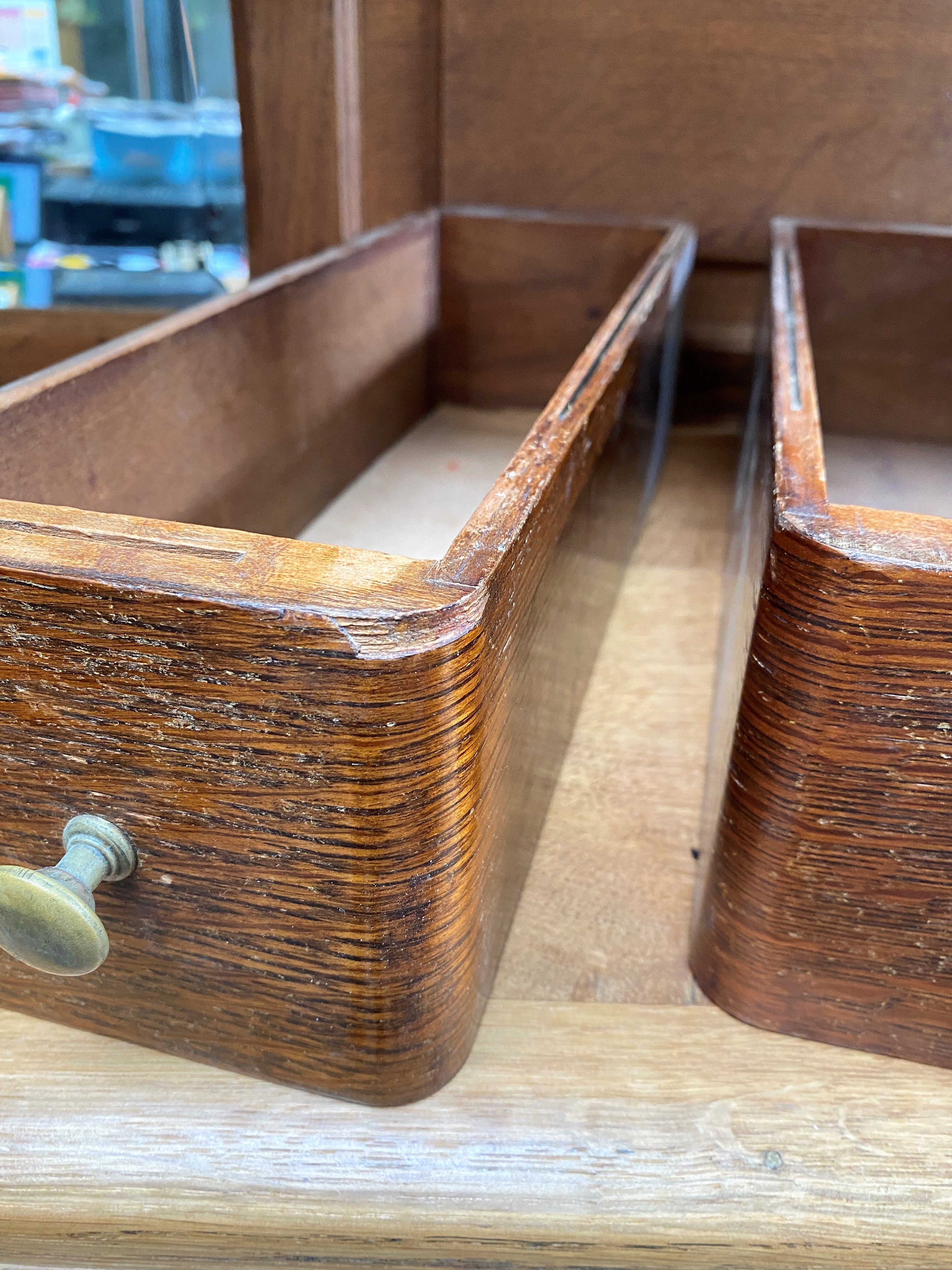 2 old furniture drawers 40s