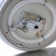 Large Round Vintage Ceramic Light Mirror Space Age 68cm - 1970s