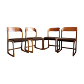 Suite 4 chairs Baumann sled