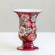 Vase signé CAB Céramique d'Art de Bordeaux en barbotine fleuri