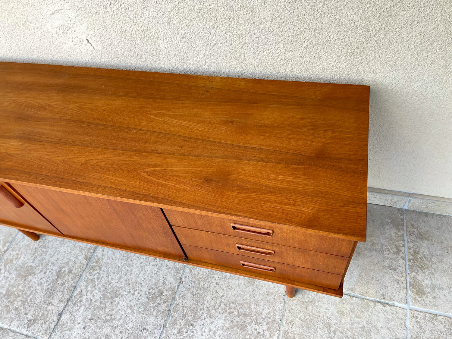 Scandinavian teak row