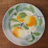 Old barbotine plate, St Clément factory