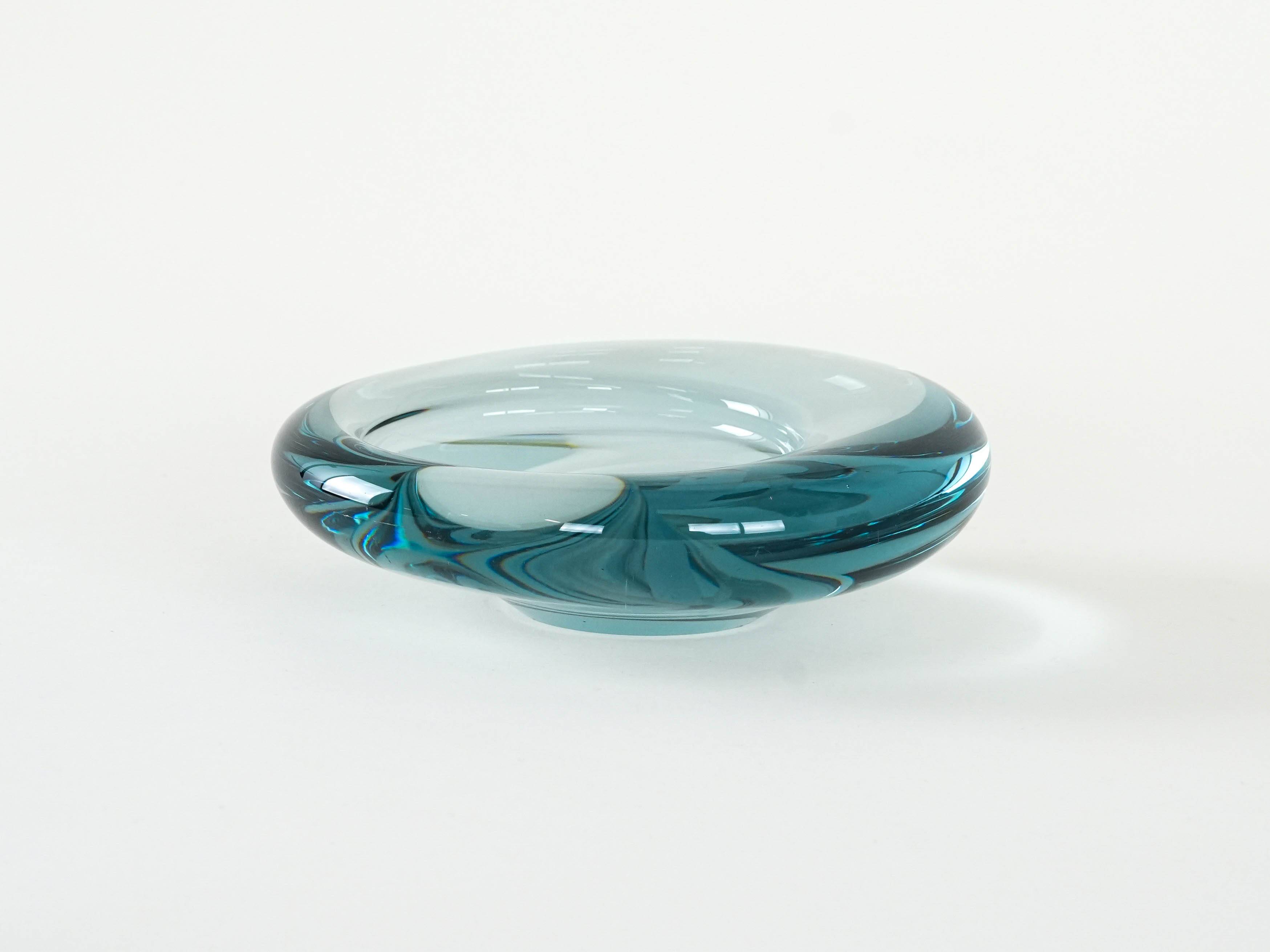 Glass bowl, Danish design, 1960s, manufacturer: Holmegaard,: Per Lutken