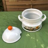 Soup set, tureen and 9 hollow plates 60s Winterling Bavaria