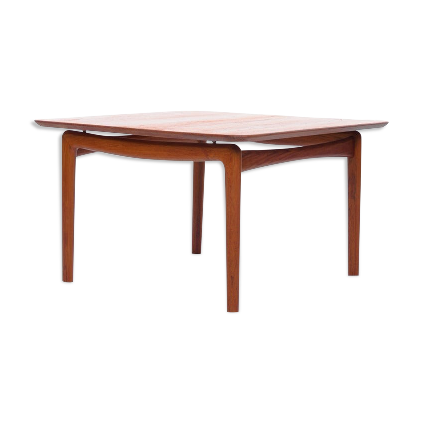 Finn Juhl coffee table for France Son, solid teak, vintage, mid-century, Denmark