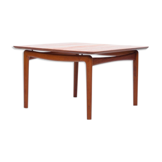 Table basse de Finn Juhl pour France Son, teck solide, vintage, milieu du siècle, Danemark