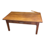 Coffee table with one vintage wooden drawer ep 50/60