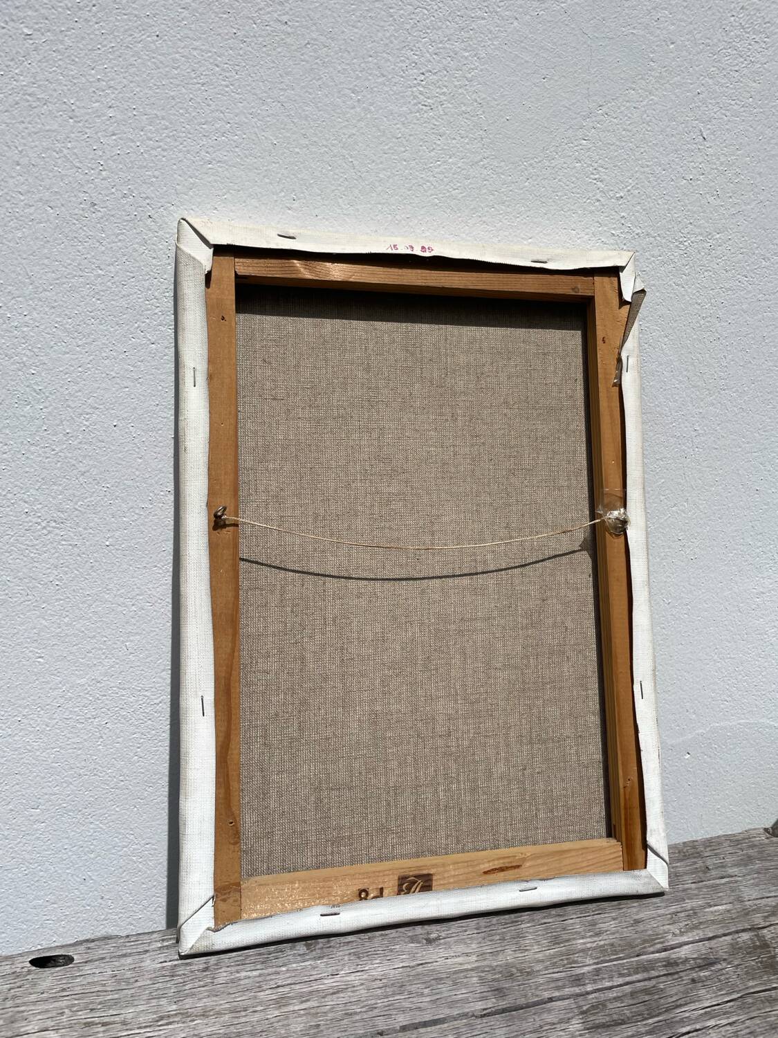 Native painting winter garden oil painting on canvas