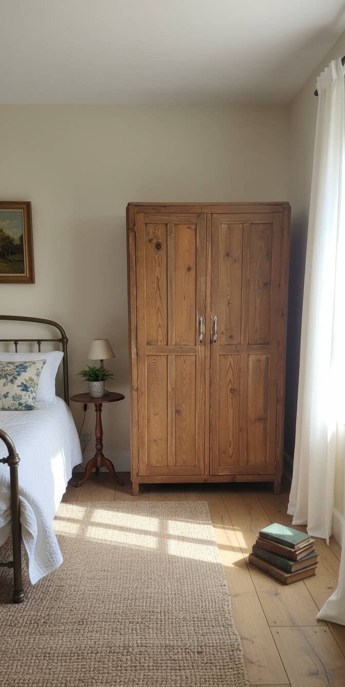 René Gabriel "Reconstruction" Wardrobe in Raw Wood – MRU Design 1950