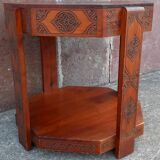 Coffee table (tea table) and stools x 4, 1960s.