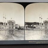 Old photography stereo, stereograph, luxury albumine 1903 Constantinople, Turkey