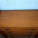 1950s 60s chest of drawers with four drawers and tapered legs.