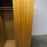 Armoire scandinave 3 portes en teck blond