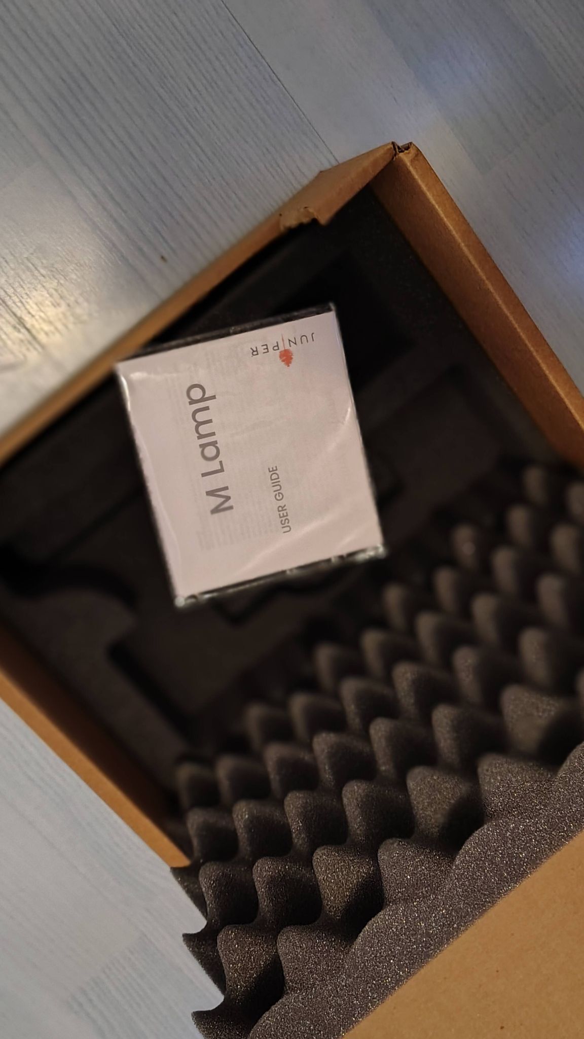 M Lamp de David Irwin, Éditeur Juniper, Lampe sur batterie portative nomade