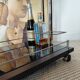 "Z-Shape" vintage 70s dessert table, Italian design: a real favourite.