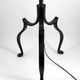 Important lampadaire en fer forgé à décor de dragons, Italie, vers 1900