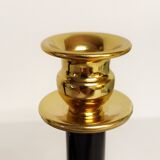 Candelabra "Dorothy Thorpe" in black lucite. USA 1960s.