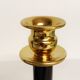 Candelabra "Dorothy Thorpe" in black lucite. USA 1960s.