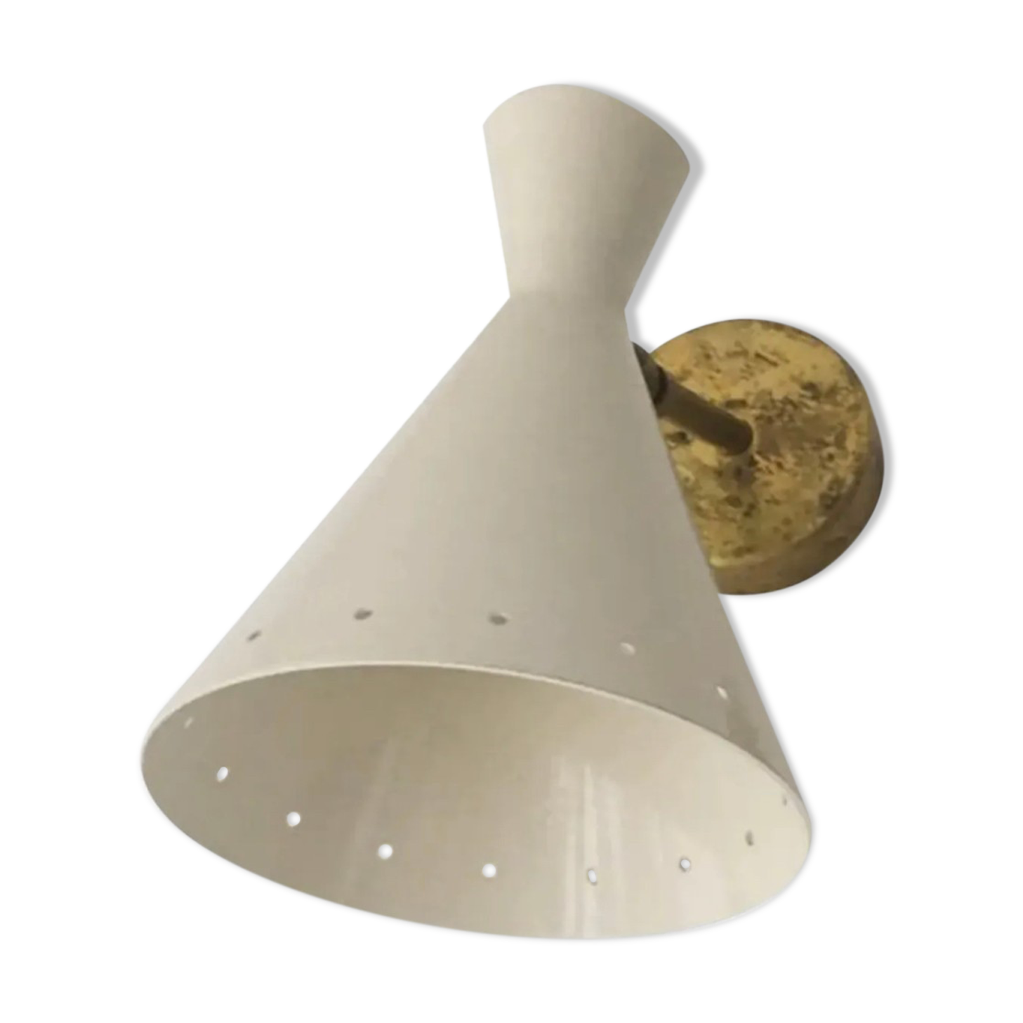Applique murale cocotte blanche