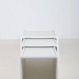 Set of 3 nesting tables designed by Peter Ghyczy for Horn Collection, 1970s