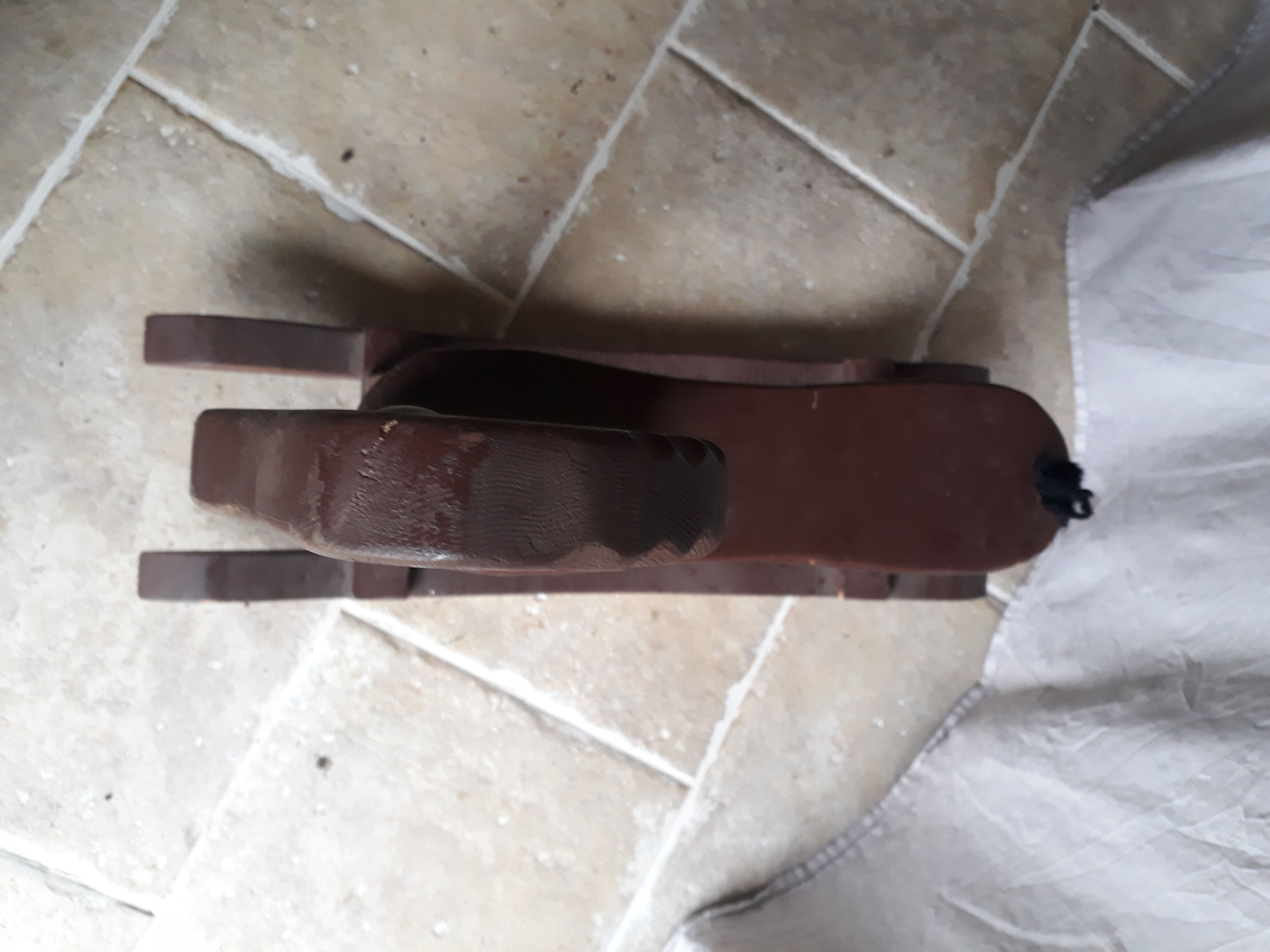 Wooden rocking horse