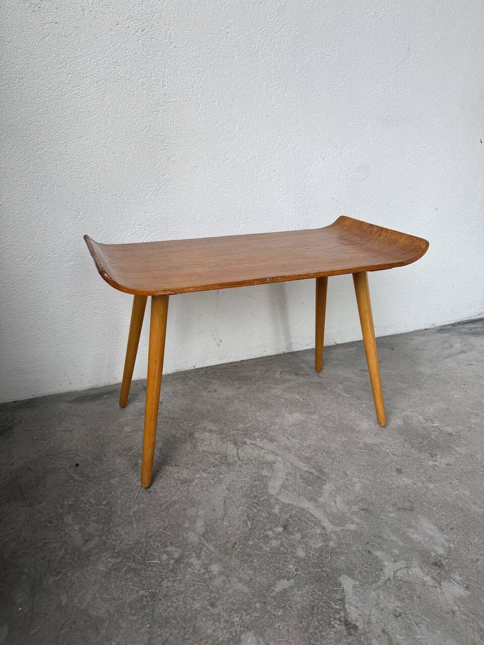 Baumann oak console coffee table from the 60s
