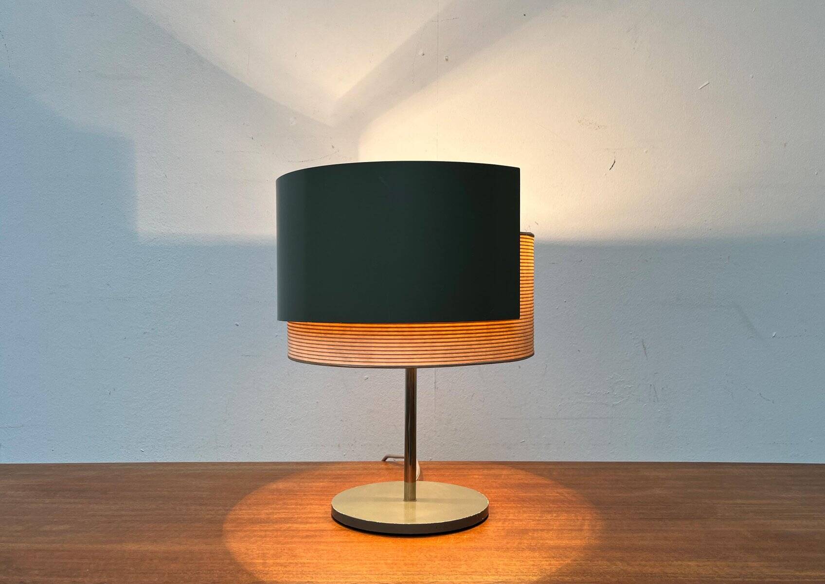 Mid-century modern minimalist swivel table lamp, 1960s