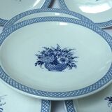 Assiettes creuses Sarreguemines Vieux-Delft