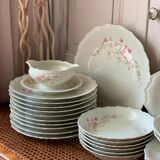 New limoges porcelain service Jammet-seignolles