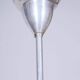 Art Deco Chandelier in Aluminium and Marbled Glass, Czech, 1940s