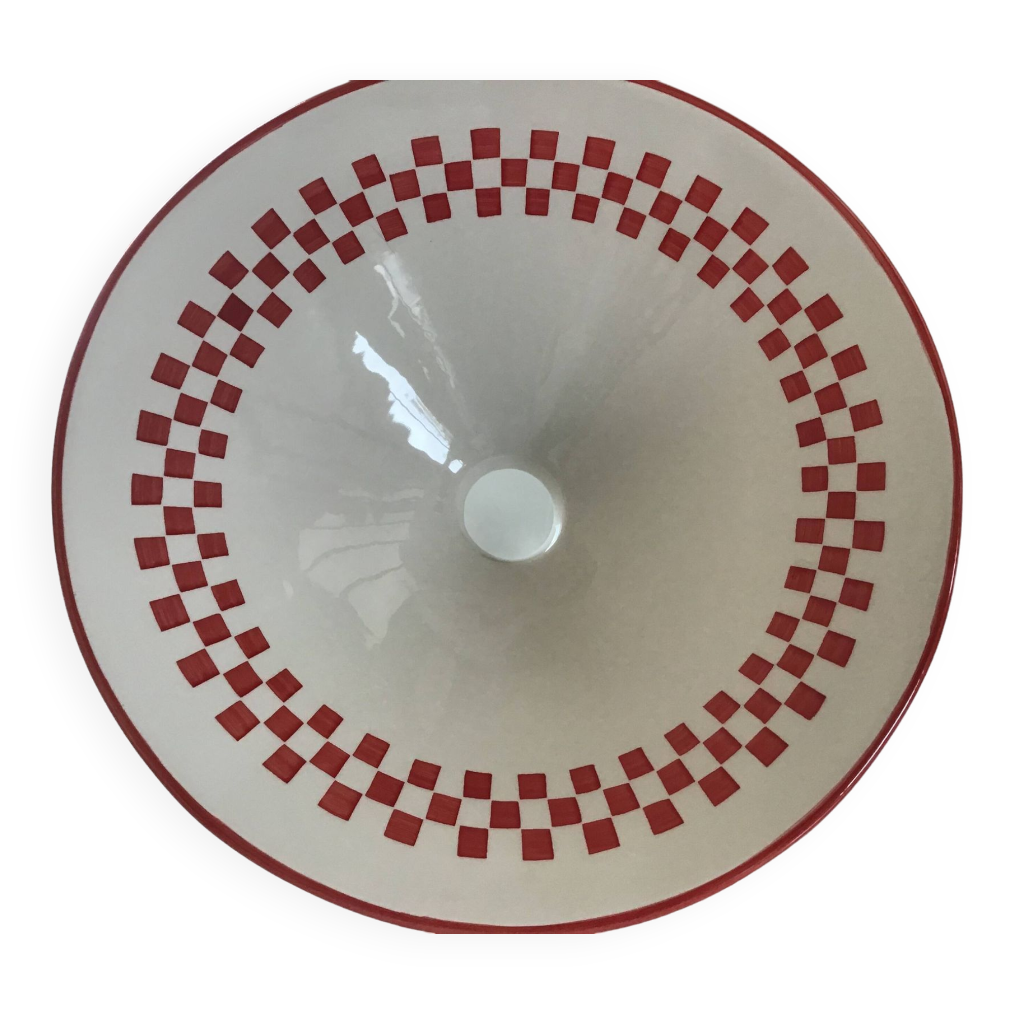 Ceramic pendant lampshade