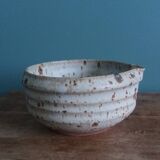 Sauceboat, fondue pot signed Gustave Tiffoche, Saint-Nazaire, 1975