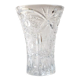 Carved crystal vase