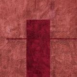 Tapis rouge rose marocain moderne 150cmx200cm