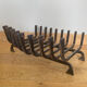 Large 19th century wrought iron log rack