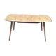 Table rectangulaire pieds compas extensible