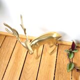 Brass Deer Statuette
