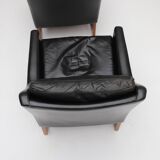 Pair of leather armchairs by Rudolf Bernd Glatzel for Kill International 1960