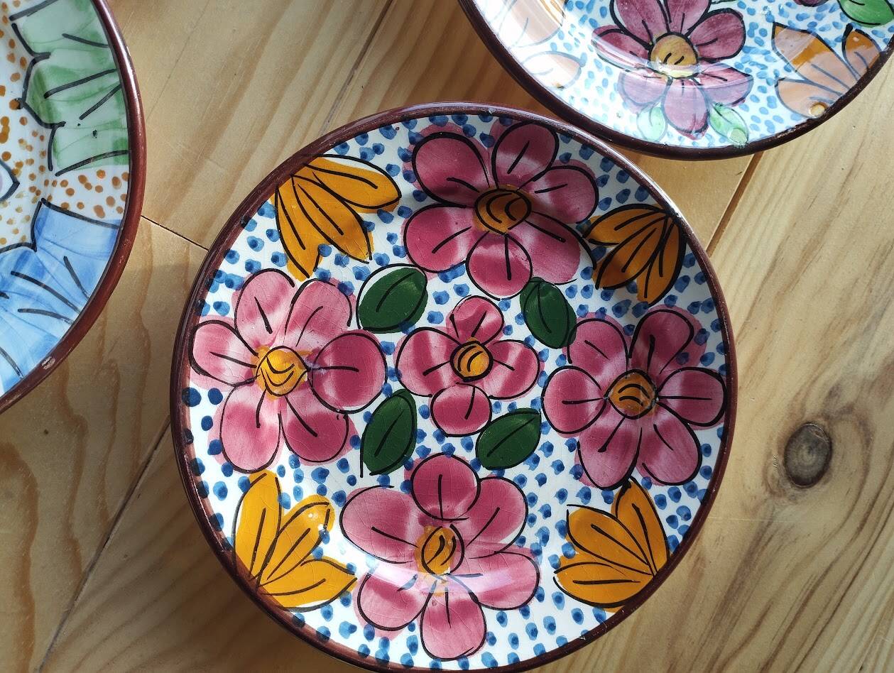 Dessert plates vallauris